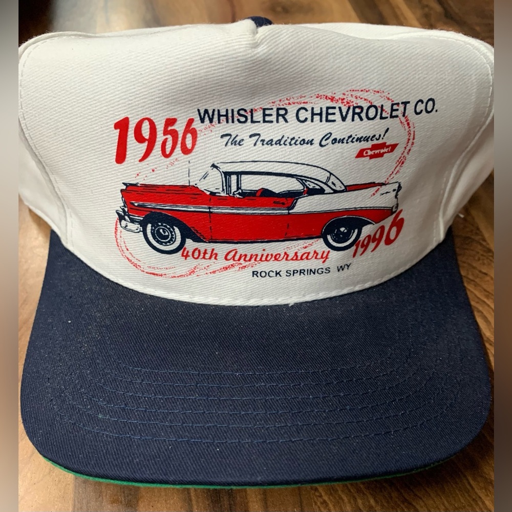 True Vintage Chevy Retro Whistler Dealership Chevrolet Trucker Hat USA Snapback